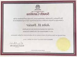 usc certificate