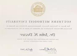 SMU certificate
